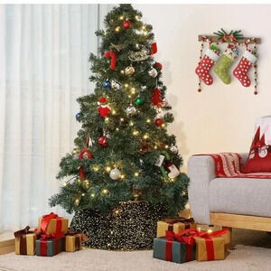 Lewondr Christmas Tree Collar 26 Inch